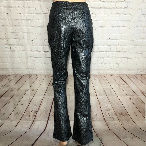 Retro Highway flare reptile snakeskin pant NEW - Picture 3 of 3